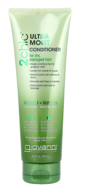 Avocado & Olive Oil Conditioner, 8.5 FZ, Giovanni 2chic®