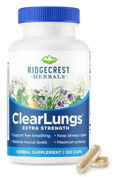 ClearLungs, Respiratory, Ridgecrest Herbals