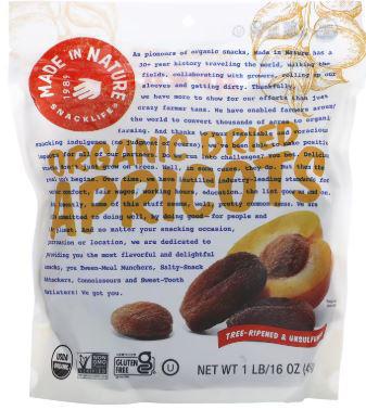 Apricots Unsulfured Organic