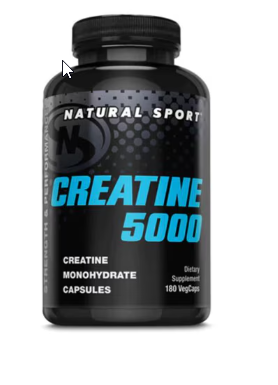B4, Creatine 5000, 180 caps, Natural Sport
