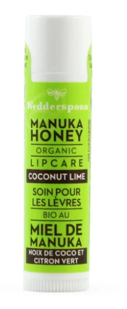 Wedderspoon Manuka Lip Balm Coconut Lime