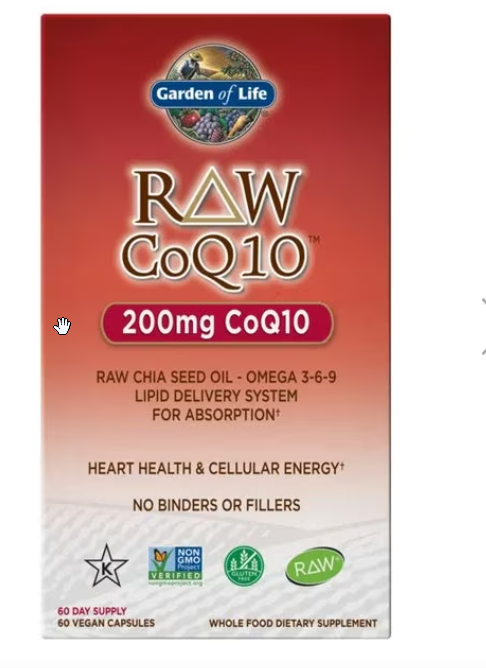 B3, CoQ10, Raw, 60caps, Garden of Life