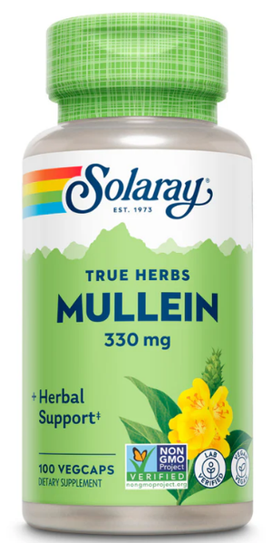 Mullein Leaves, 100 Veg Caps, Solaray
