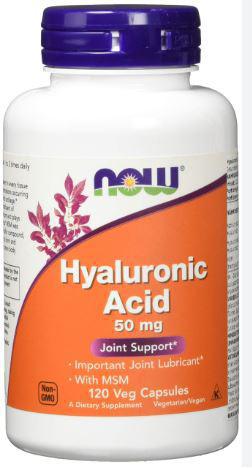 B5, HYALURONIC ACID 50MG + MSM 120 VCAPS