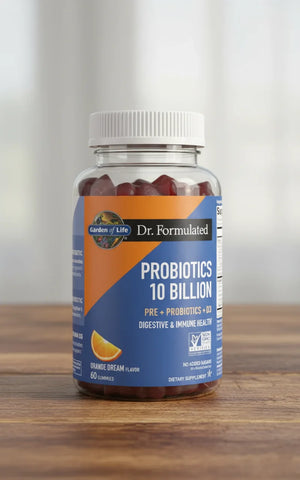 A2, Probiotic 10 Billion Orange Dream Flavor, 60 Gummies, Garden of Life, Dr. Formulated