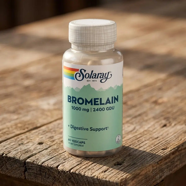 A1, Bromelain, 1000 mg, 60 Veg Caps, Solaray