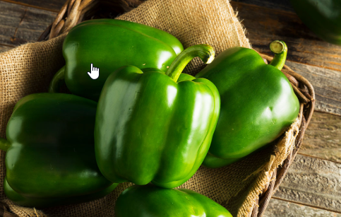 Bell Peppers, Green, Organic