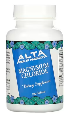 F4, Magnesium Chloride Tablets, 100 Count, Alta Health