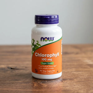 A4. Chlorophyll, 100 mg, 90 Veg Caps, NOW