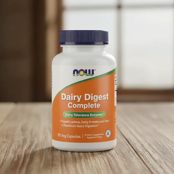 A2, Dairy Digest Complete, 90 Veg Caps, NOW