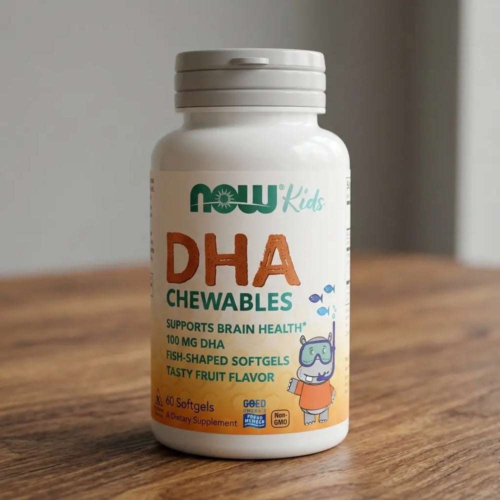 A5, DHA Chewables for Kids, NOW