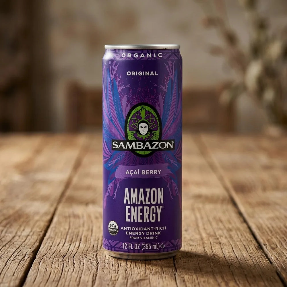 Amazon Energy Drink Acai Berry - 12 Fl Oz