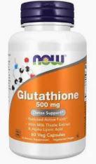 B1, Glutathione, 500 mg, NOW