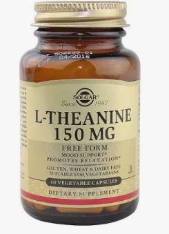 B2, L-Theanine, 150 mg, 60 Veg Caps, Solgar