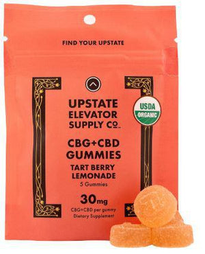 Upstate Elevator Supply Co CBG CBD Gummies 5ct