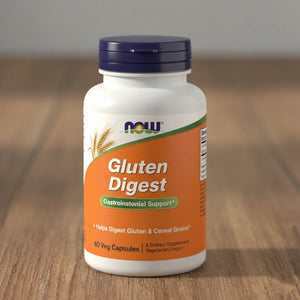 A2, Gluten Digest, 60 Veg Caps, NOW