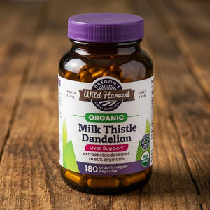 A2 I1, Milk Thistle Dandelion Organic Veg Caps, Oregon's Wild Harvest