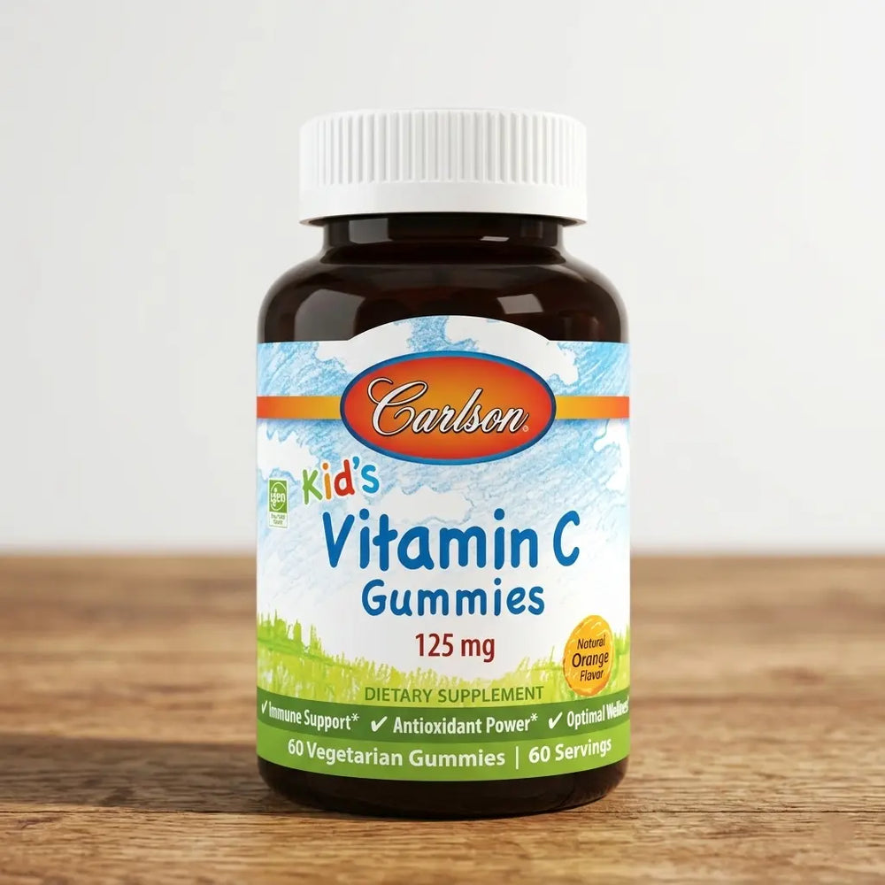 A5, Kid's Vitamin C Gummies, 125 mg, 60 Veg Caps, Carlson